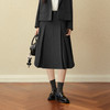 【商场同款】诗凡黎立体压褶半身裙25秋新款显瘦裙子女3G8341421 商品缩略图0