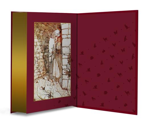 【限量真皮定制巨人版】《格林童话全集》（灰姑娘）红色山羊皮装帧 商品图3