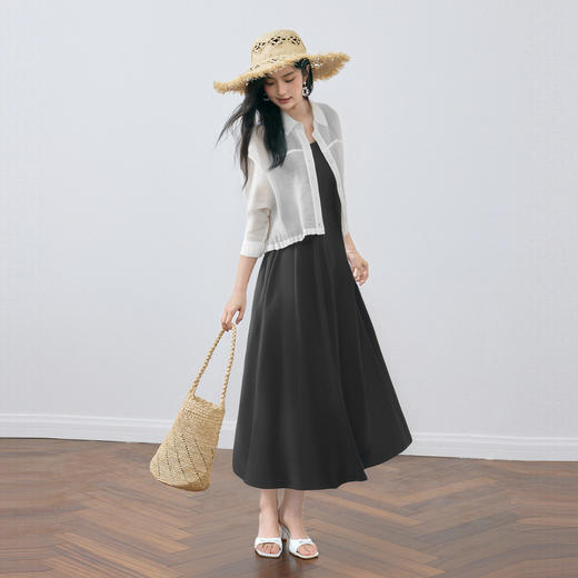 【商场同款】诗凡黎空气层无袖连衣裙25秋新款针织裙女3G7291401 商品图1