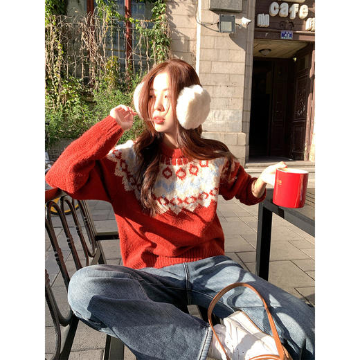 <曾小咸推荐>现货秒杀 ！微信超特价！韩系直筒加绒牛仔裤 日常209.99 立减90 秒杀119.99！！ 商品图3