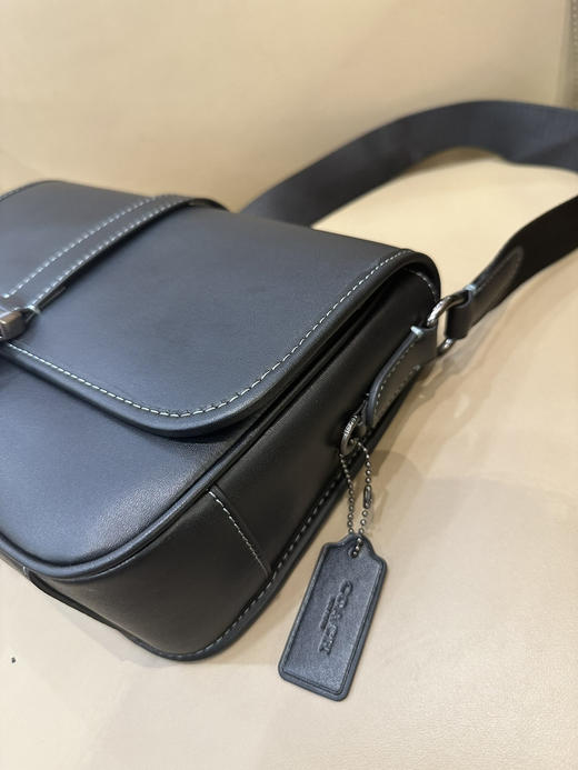 秋冬特惠💰600 COACH/蔻驰CU202 CU042 CU041男士经典标志LEAGUE信使包斜挎包翻盖邮差包 商品图5