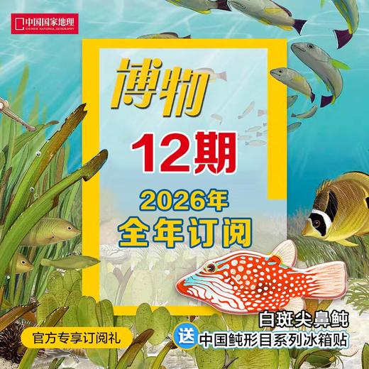 【树妈优选】博物杂志2026年全年订阅四时有味美味博物学增刊中国国家地理青少年版 商品图0