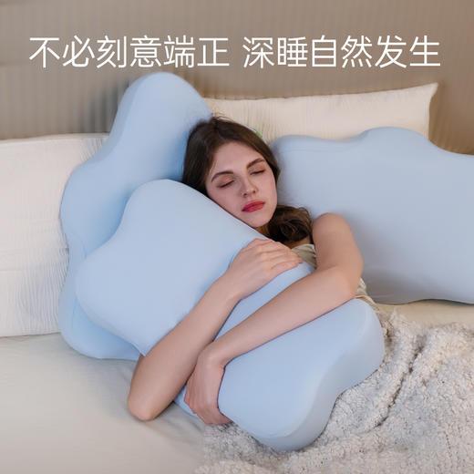 【深睡枕】颈椎枕护颈枕记忆棉仿生蝶形枕深度睡眠侧睡枕慢回弹枕芯 商品图3