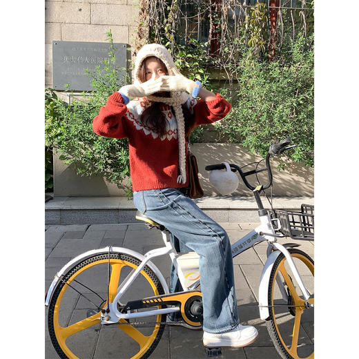 <曾小咸推荐>现货秒杀 ！微信超特价！韩系直筒加绒牛仔裤 日常209.99 立减90 秒杀119.99！！ 商品图2