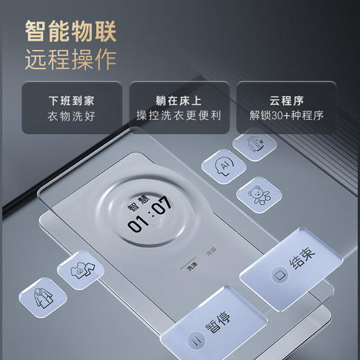 卡萨帝（Casarte）揽光LB滚筒单洗10KG  超薄洗衣机全自动CE B10LDALBU1 商品图8