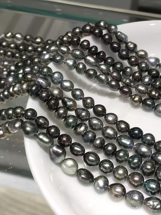 【私席真珠·新年盛宴】圆润润的Keshi黑妹，孤品各1条 商品图2