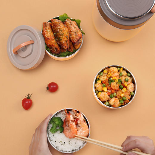 康巴赫-独立舱保温不锈钢饭提KFT-Y20L【分仓直发，72小时发货，周末节假日不发货】 商品图4