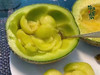 牛三纹瓜🍈瓜如其名 口口甜蜜，丝丝绵蜜，果香浓郁，切开蜜瓜，淡雅的清香扑鼻而来！黄绿色的果肉晶莹剔透，一口下去口感清爽，绵密多汁，相当满足 商品缩略图1