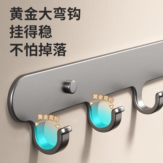 免打孔强力粘胶挂钩厨房浴室门后贴墙壁上挂无痕粘钩承重衣钩 商品图3