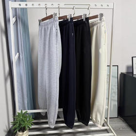 推荐秋冬款卫裤！！2026加绒厚实保暖烫银字母松紧腰显瘦束脚运动休闲裤卫裤！