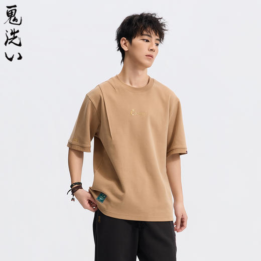 ONIARAI/鬼洗26新品黑标石器时代·骏马T恤男 A840024 商品图1
