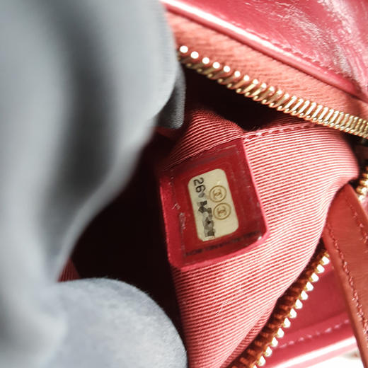 【95新】CHANEL香奈儿Gabrielle系列A91810 Y83983 K1164小号红橘拼色V纹Gabrielle流浪包单肩斜挎包女士 311225AK19 商品图9