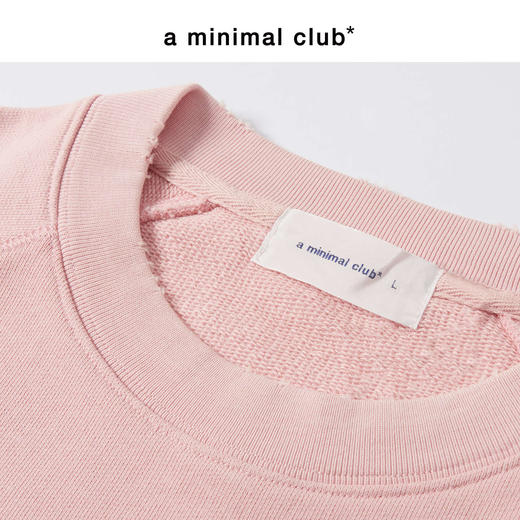 a minimal club新年系列大图案印花圆领卫衣套头常规加厚AM5CST02 商品图1