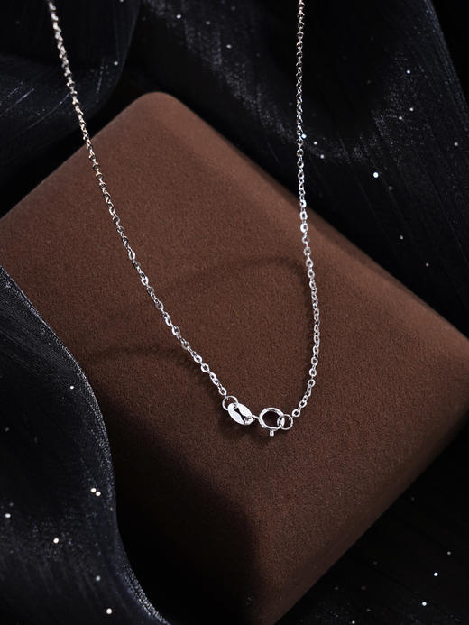 子佩集【浅滩淡梦】银S925珍珠惜王妃项链【SPN0497002】9.5mm珠巴洛克双扁珠2601 商品图6