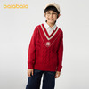 巴拉巴拉童装儿童毛衣男童春秋中大童套头针织衫假两件绞花时尚潮 商品缩略图2