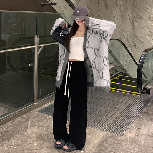 【合作款】百搭垂感显瘦毛巾糯米裤  yc0112004 商品图3