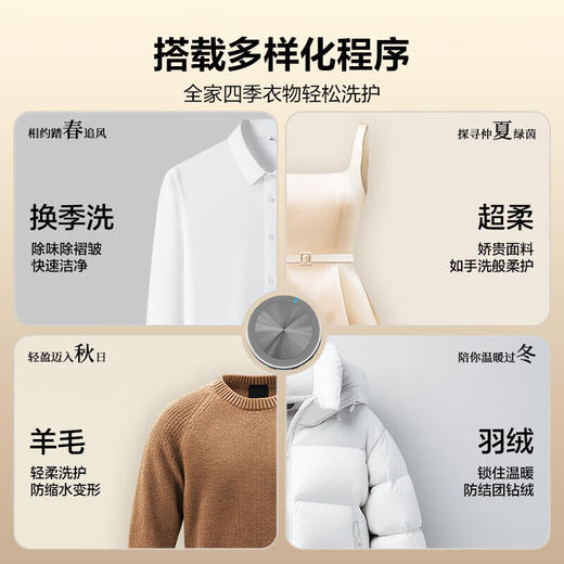 海尔（Haier）滚筒洗衣机单洗全自动 懒人超薄小型家用10公斤 1.11洗净比变频电机25DW 商品图1