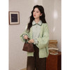 鹿向南「柔系清氛」绿色软糯毛衣女2025秋冬韩系慵懒风宽松小开衫 商品缩略图3