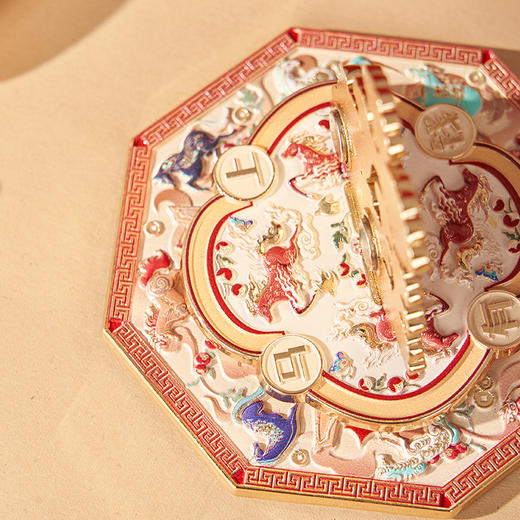 大英博物馆 马年系列 马上有钱 金属旋转摆件冰箱贴 商品图1