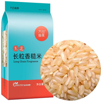 万谷食美 精选糙米2斤东北长粒香糙米 杂粮杂粮粥米 含胚芽 /粮油调味 /杂粮 /谷米类 商品图1