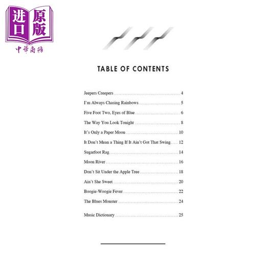 预售 【中商原版】Playtime Piano Jazz & Blues: Level 1 进口艺术 PlayTime 钢琴爵士与布鲁斯 1 级 商品图6