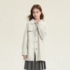 笛莎Deesha 童装女童外套2026春新款小翻领可收腰中长款风衣外套 商品缩略图1