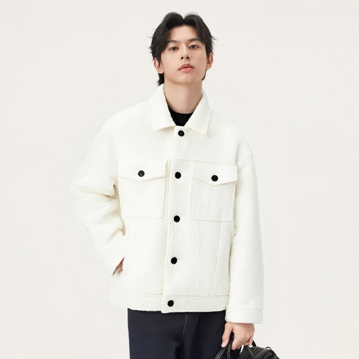 gxg.jeans男装2025年冬季时尚简约 热卖翻领夹克   J24X214001 商品图1