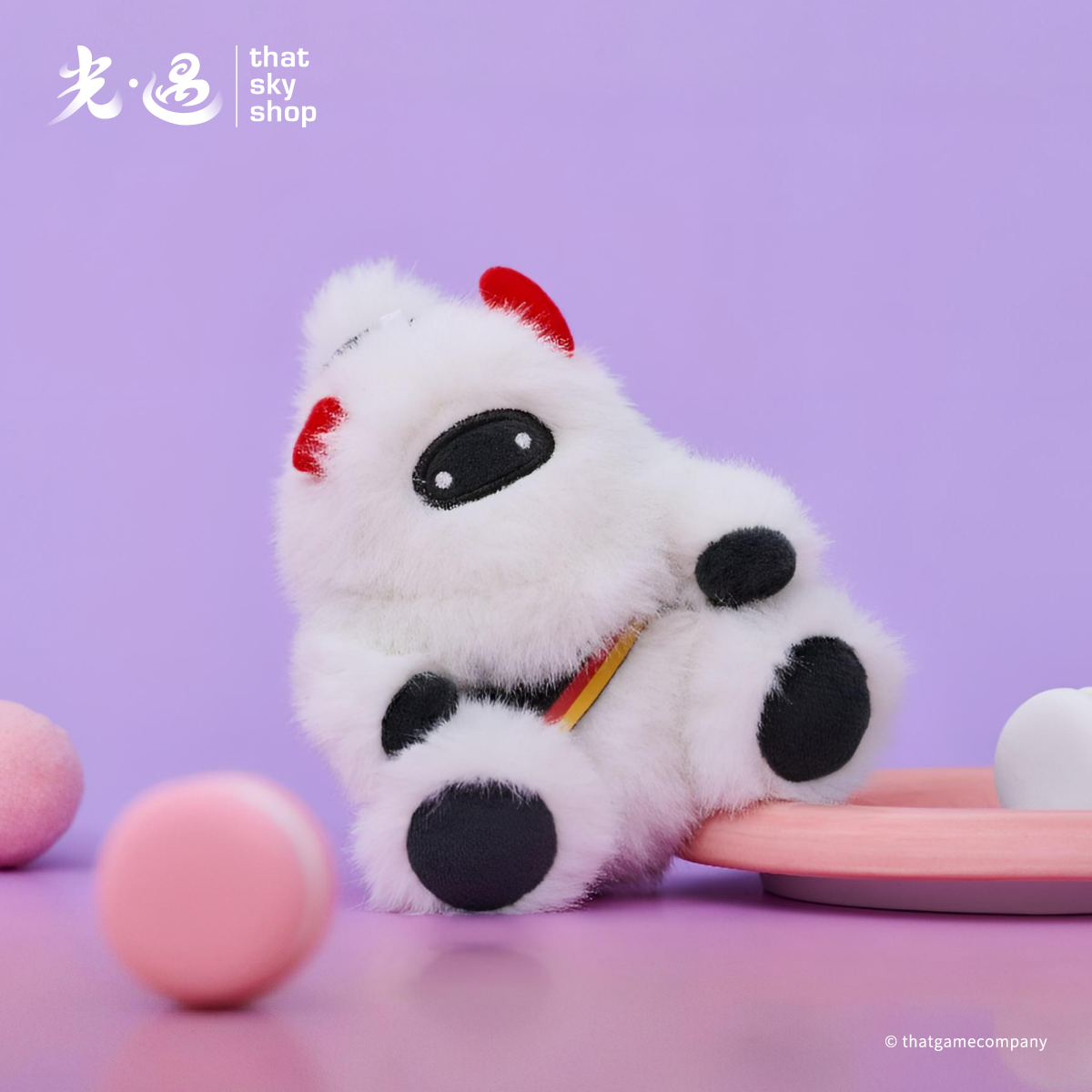 熊抱雪人毛绒钥匙扣挂饰