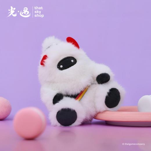 熊抱雪人毛绒钥匙扣挂饰 商品图0