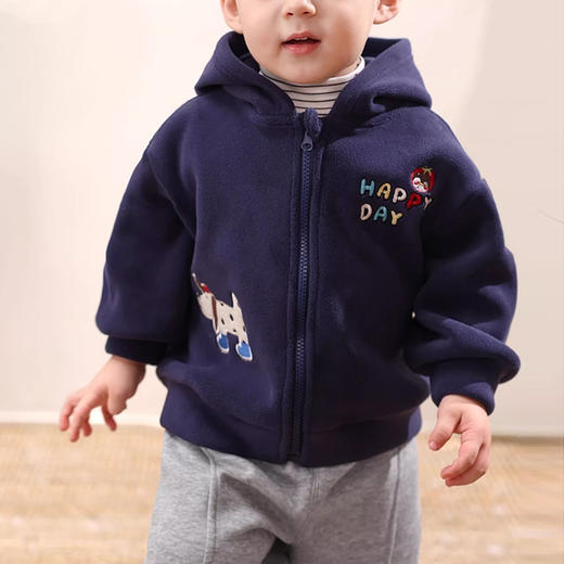 裁缝学苑TQ192儿童连帽外套纸样童装摇粒绒卫衣开衫打版裁剪图纸 商品图4