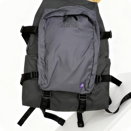 TheNorthFace 北面紫标双肩包。黑色。灰色 商品图12