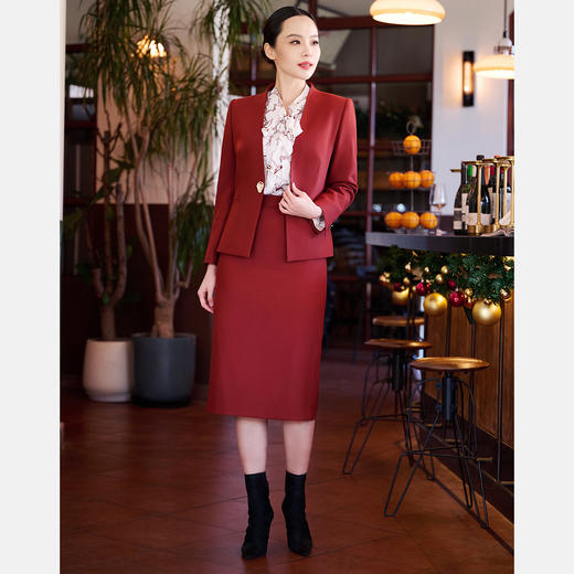 皮尔卡丹女装通勤半身裙P51009S5003C0 商品图0