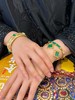 GAONAS  女士贵气绿花金色手链11680SG 商品缩略图4