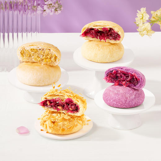 潘祥记官方旗舰店【家庭装鲜花饼[1000g鲜花饼]】 商品图5