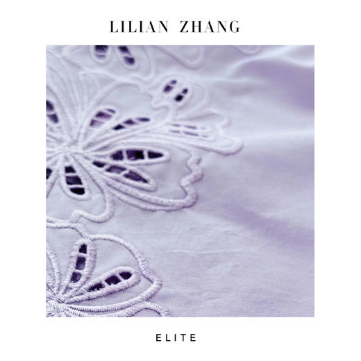 “定制”静奢风巴黎简奢“玫香夏序”法式刺绣熏草圆领连衣裙 2501104 商品图4