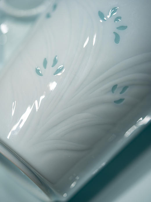 新品 富玉 |  景德镇陶瓷马克杯咖啡杯大容量影青素玲珑华夏兰韵马克杯玲珑女生高颜值伴手礼 商品图2