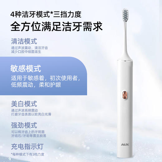 【电动牙刷情侣款】软毛刷头成人智能牙刷 充电款礼盒套装 送男女朋友新年礼物 商品图3