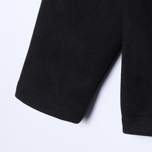 26T10SDSA秋冬新款痞帅男装简约植绒纯色拼接小V领卫衣百搭宽松上衣 商品图4