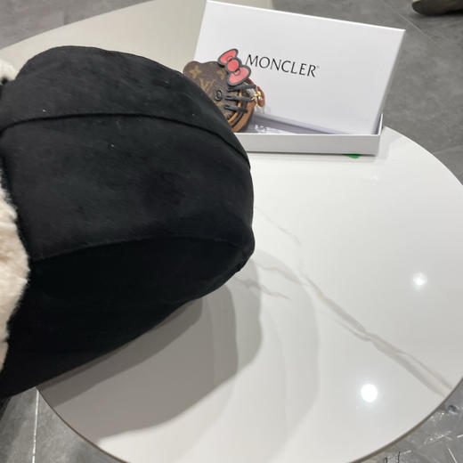 秋冬特惠💰180 蒙口冬季复古翻毛皮飞行员帽子男女保暖护脖雷锋帽加绒护耳骑行防寒帽 商品图6