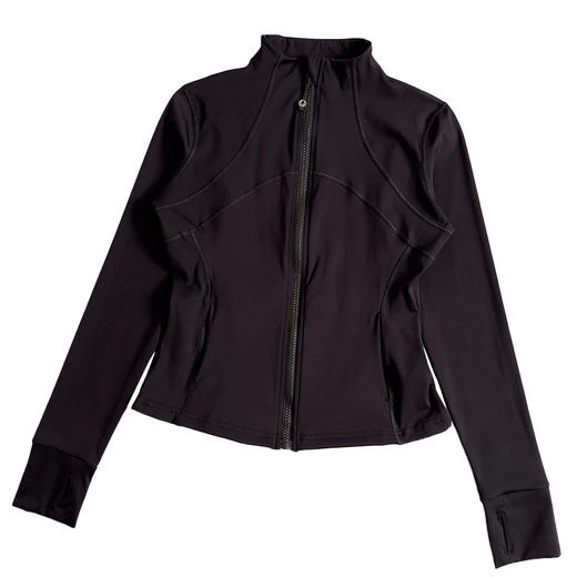 跃牌【美西西系列】Define运动外套紧身跑步小蛮腰拉链开衫健身长袖瑜伽服女WT-80 商品图4