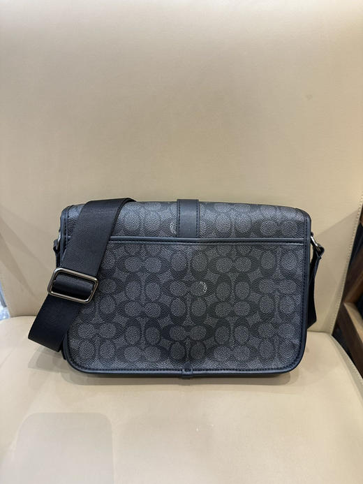秋冬特惠💰600 COACH/蔻驰CU202 CU042 CU041男士经典标志LEAGUE信使包斜挎包翻盖邮差包 商品图1