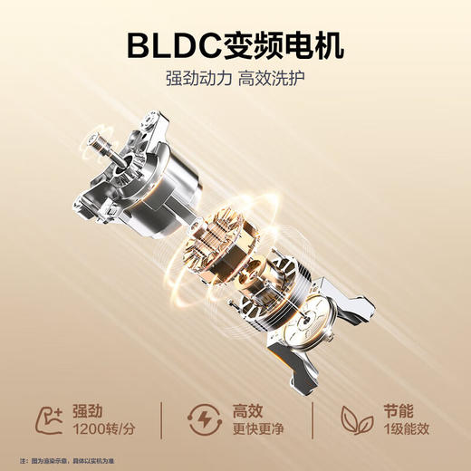 海尔（Haier）滚筒洗衣机单洗全自动 懒人超薄小型家用10公斤 1.11洗净比变频电机25DW 商品图5