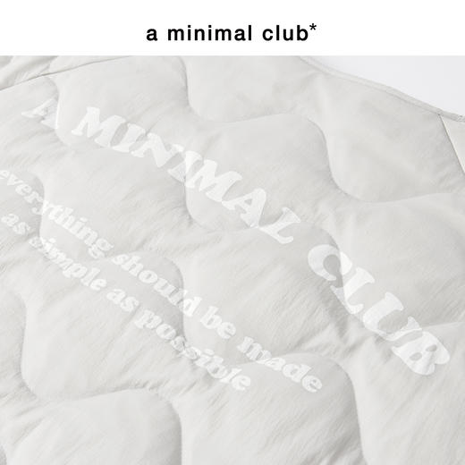 a minimal club复古立体葫芦绗缝90鸭绒羽绒服配围巾AM5BDJ18 商品图4