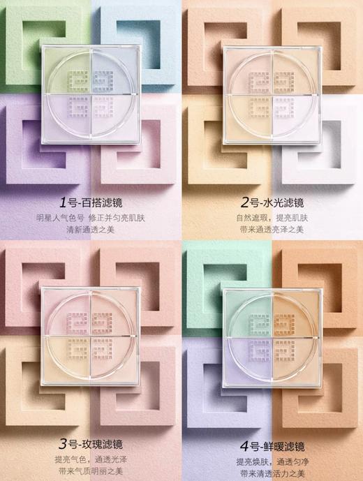 GIVENCHY纪梵希四宫格散粉新款 定妆粉 持妆 控油定妆 商品图4
