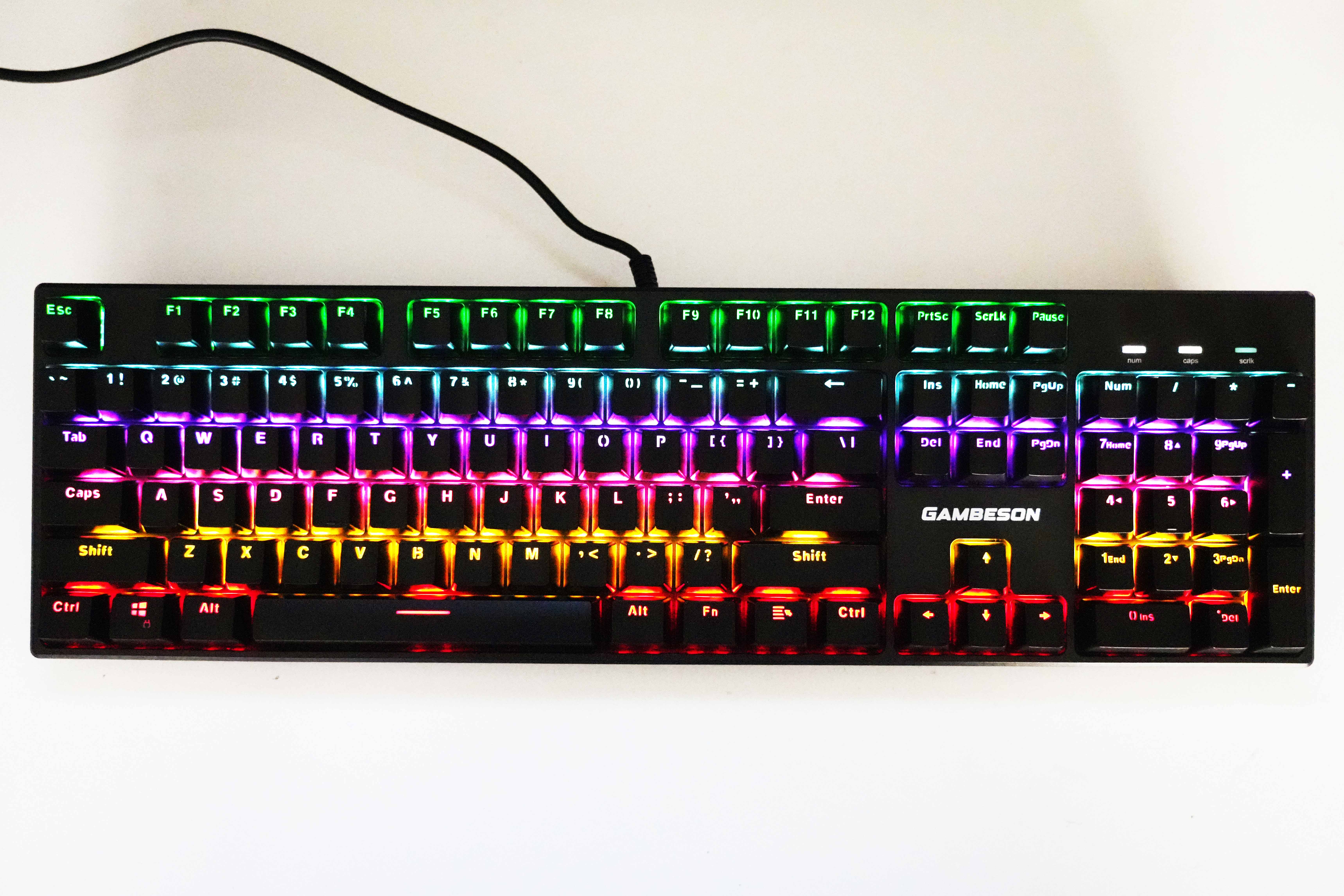 秀育/GamBeson红轴 RBG 机械键盘