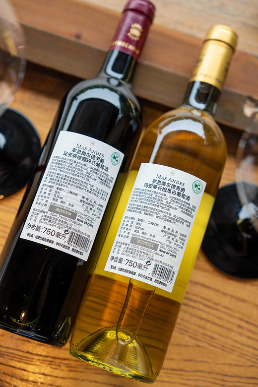 【智利原瓶进口 百年酒庄 来自罗斯柴尔德家族】  MAS ANDES罗斯柴尔德男爵玛安蒂白红葡萄酒系列 商品图1