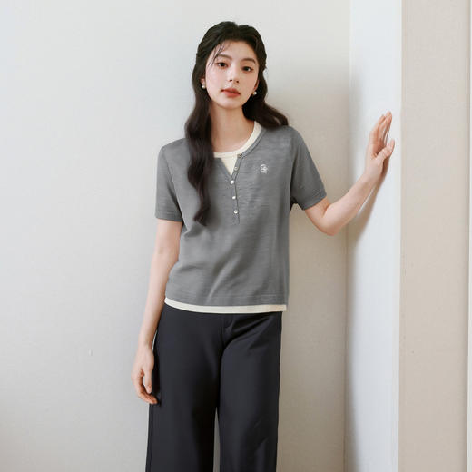 【商场同款】诗凡黎气质显瘦西装裤25秋新款休闲长裤女3G7251131 商品图4