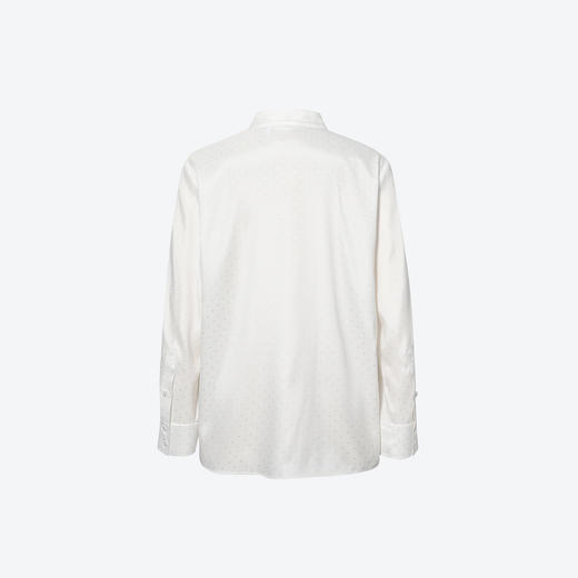 【商场同款】诗凡黎浪漫系带衬衫2025秋新款通勤上衣女3G8321301 商品图1