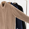 男士长绒摇粒绒保暖立领拉链夹克外套 商品缩略图9