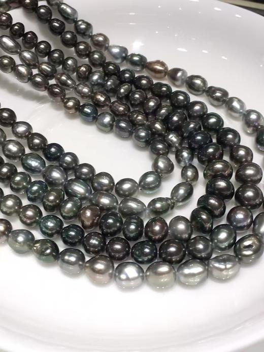 【私席真珠·新年盛宴】圆润润的Keshi黑妹，孤品各1条 商品图1